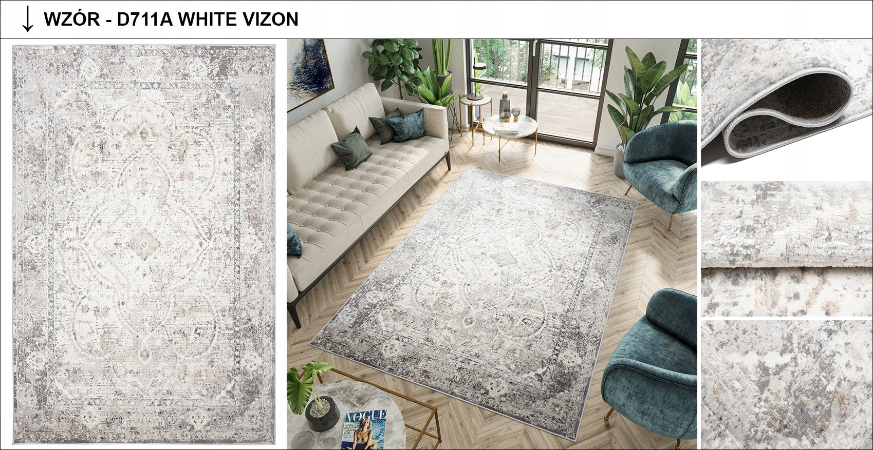 CARPET Valley 140x200 Duplex Vintage Modern Manufacturer code DYWAN Valley Dwupoziom Vintage