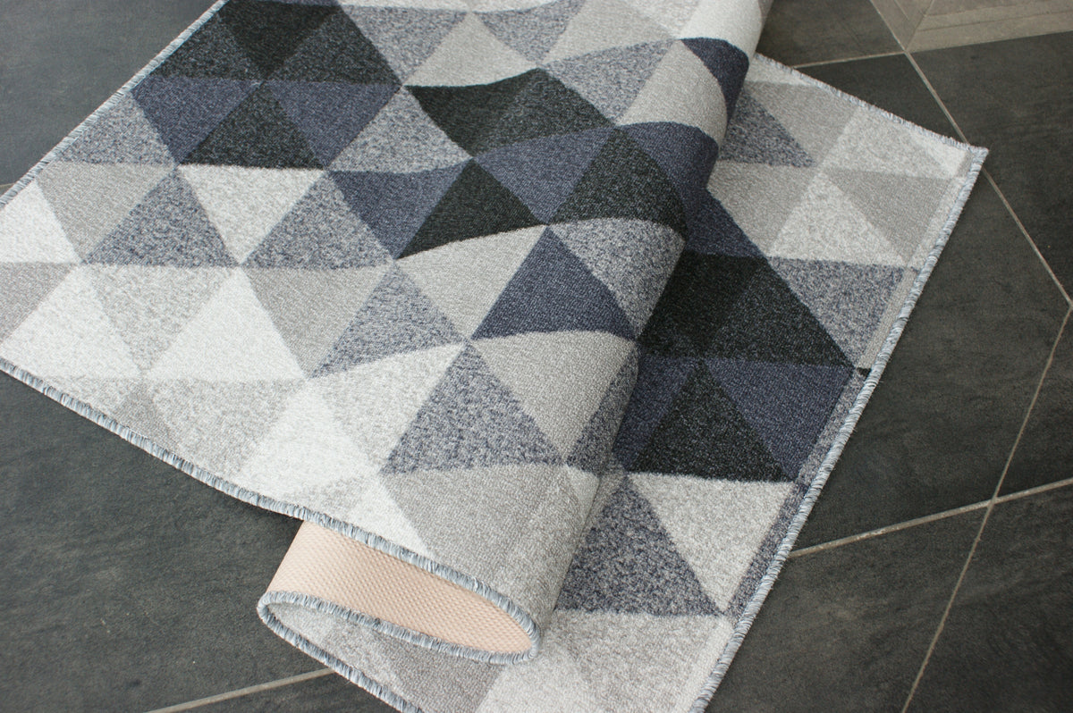 CARPET/WALKWAY 90x120cm ON NON-SLIP GEL ESTER GREY Manufacturer code ESTER