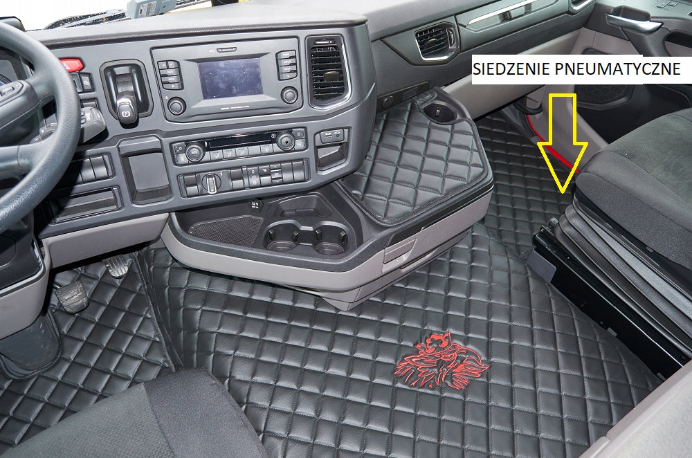 CARPETS RUGS QUILTED ECO LEATHER SCANIA R 2017+