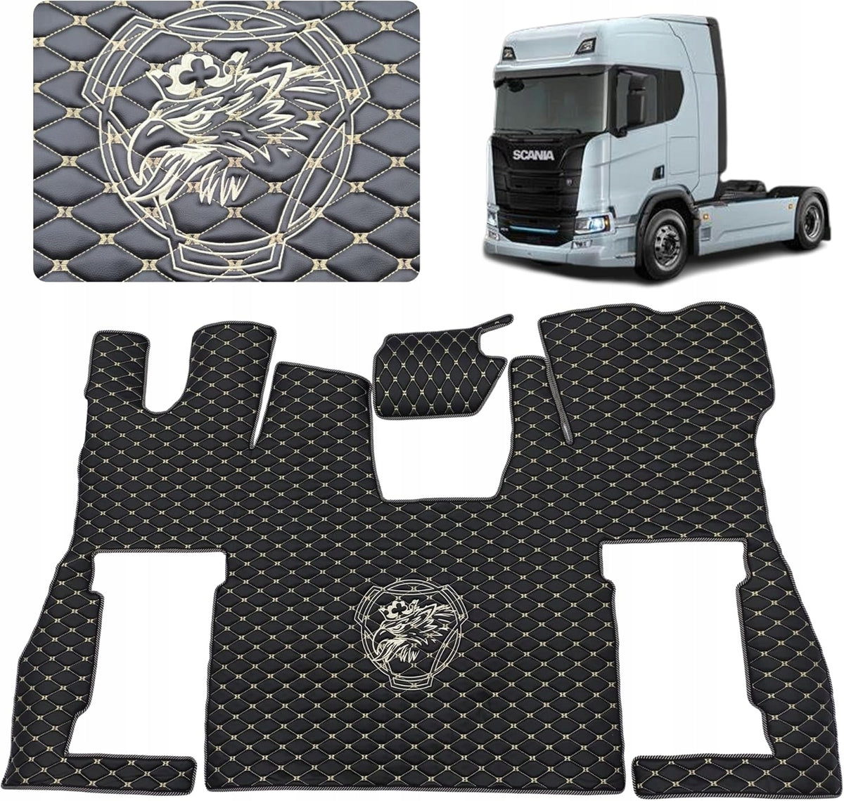 CARPETS RUGS quilted ROYAL SCANIA R S THICK EMBROIDERY covers shelf