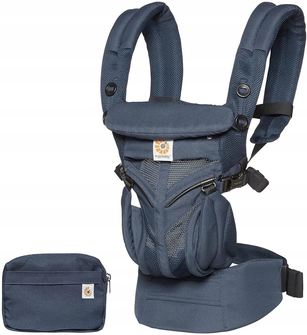 CARRIER ERGOBABY MESH 3D BREATHABLE BLUE 0-20KG 4in1 LUMBAR