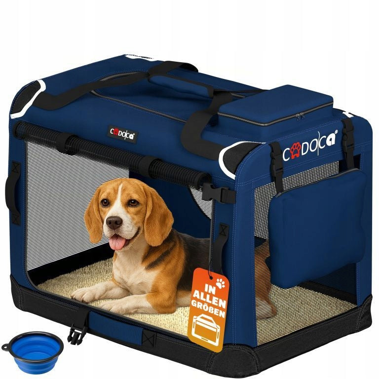 CARRYING BAG TRANSPORTER FOR CAT DOG L 70x52x50 Blue