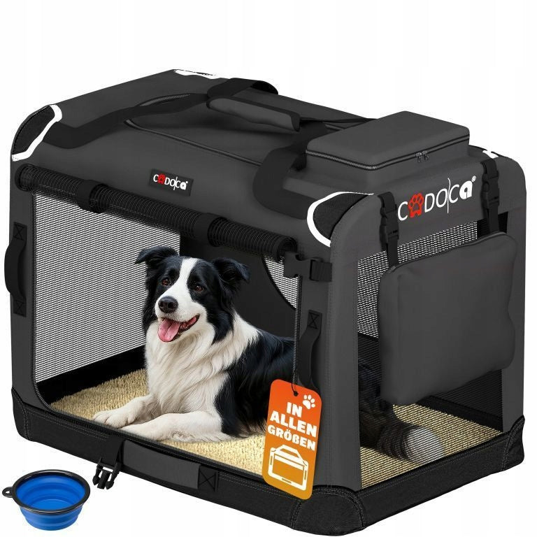 CARRYING BAG TRANSPORTER FOR CAT DOG XL 82x58x58 Anthracite