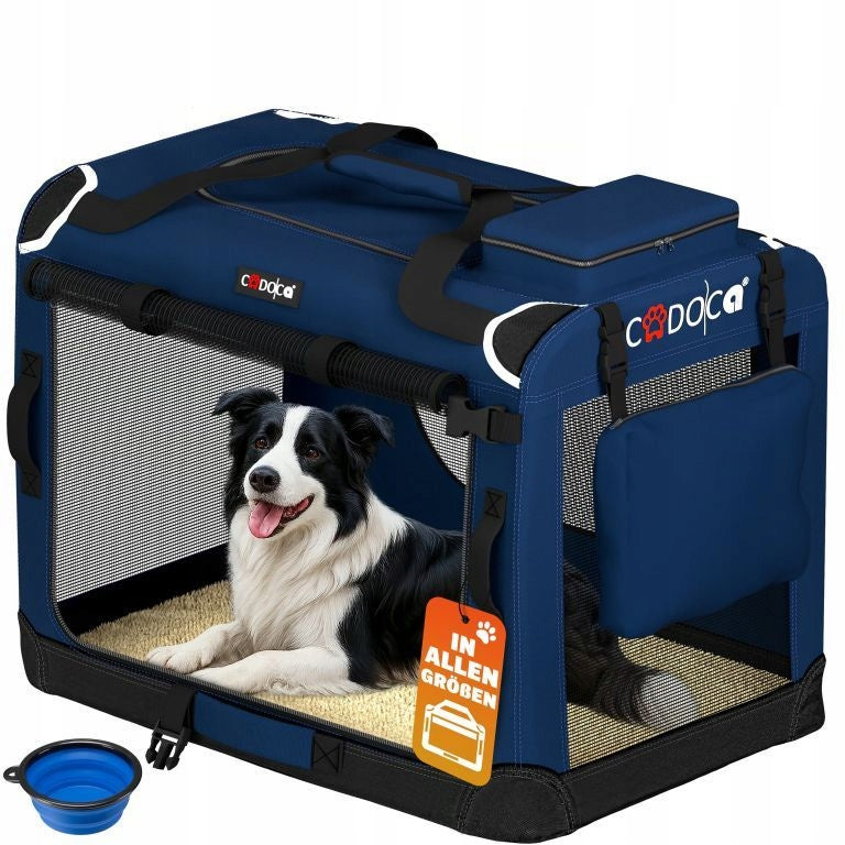 CARRYING BAG TRANSPORTER FOR CAT DOG XL 82x58x58 Blue