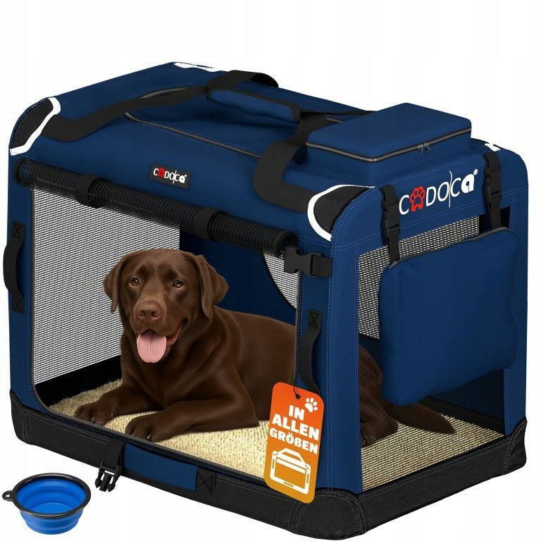 CARRYING BAG TRANSPORTER FOR CAT DOG XXL 90x61x65 Blue