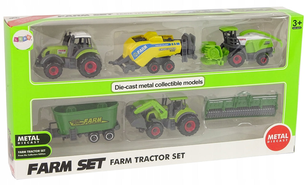 CARS METAL AGRICULTURAL VEHICLES METAL 5 PCS. EAN (GTIN) 5903268200289