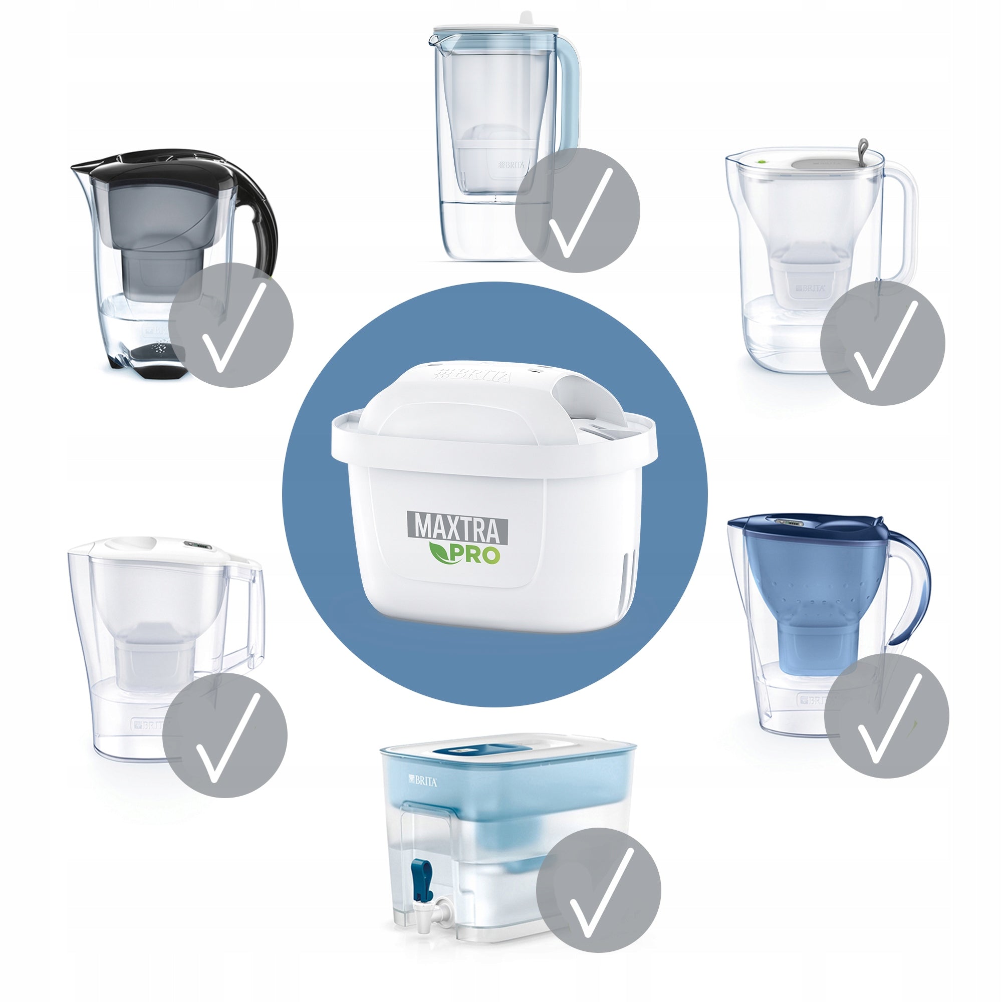 CARTRIDGE BRITA MAXTRA PRO HARD WATER EXPERT-3 pieces Dominant color white