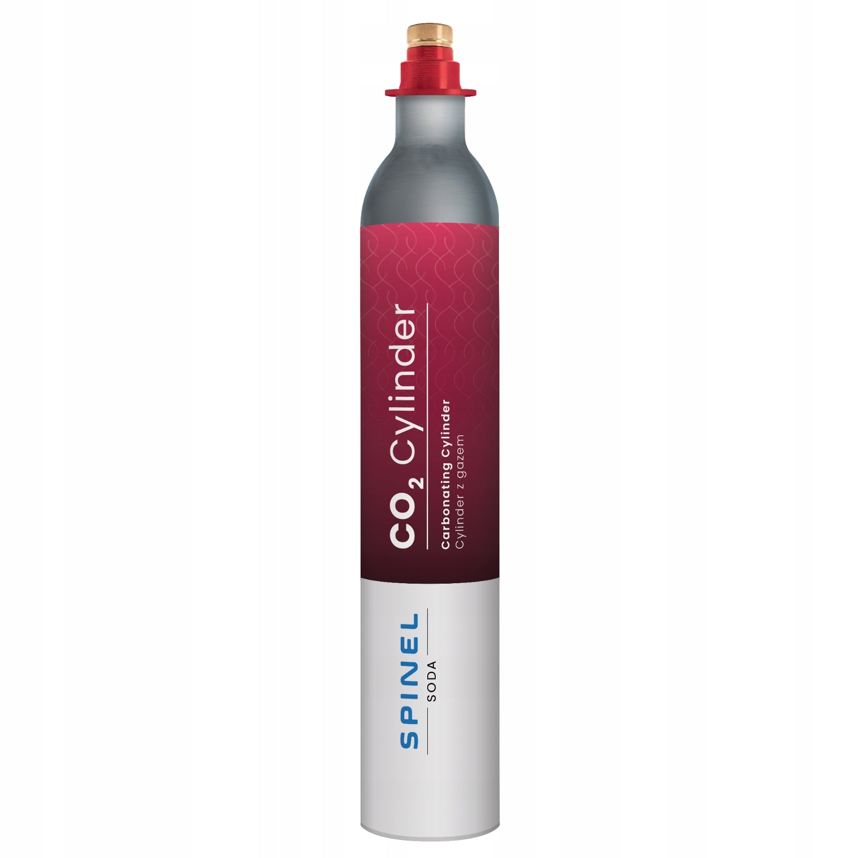 CARTRIDGE CO2 SPINEL SODA QUICK CHANGE CYLINDER WITH GAS FOR SATURATOR PINK Manufacturer code Wkład kartusz stream QC