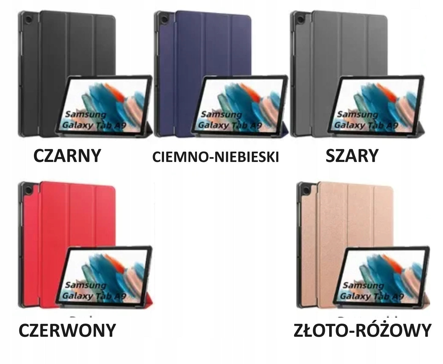 CASE +DRAWING+ GLASS FOR SAMSUNG GALAXY TAB A11+ PLUS 10.9" 2025 / A9+ PLUS 11 Manufacturer code A11+ / A9+ 11" 10.9" ZESTAW OBUDOWA CASE