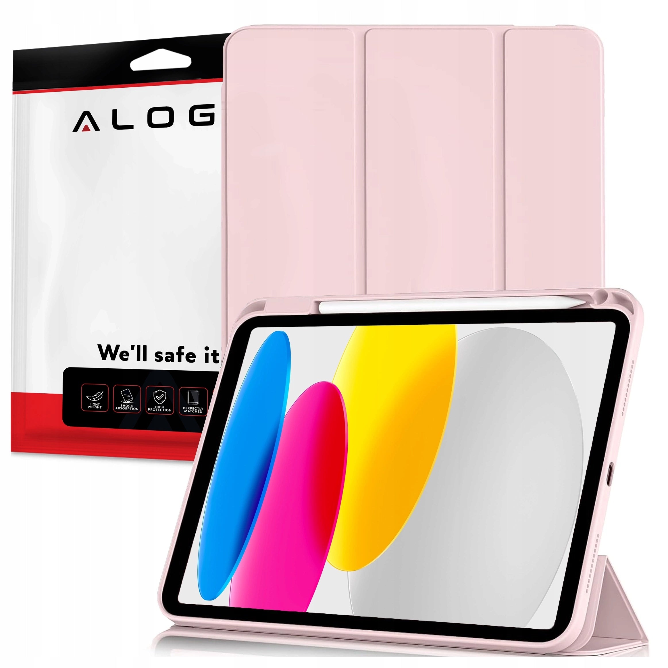 CASE FOR APPLE IPAD 10.9 10 GEN 2022 IPAD 11 A16 11 GEN 2025 PINK Packaging status original