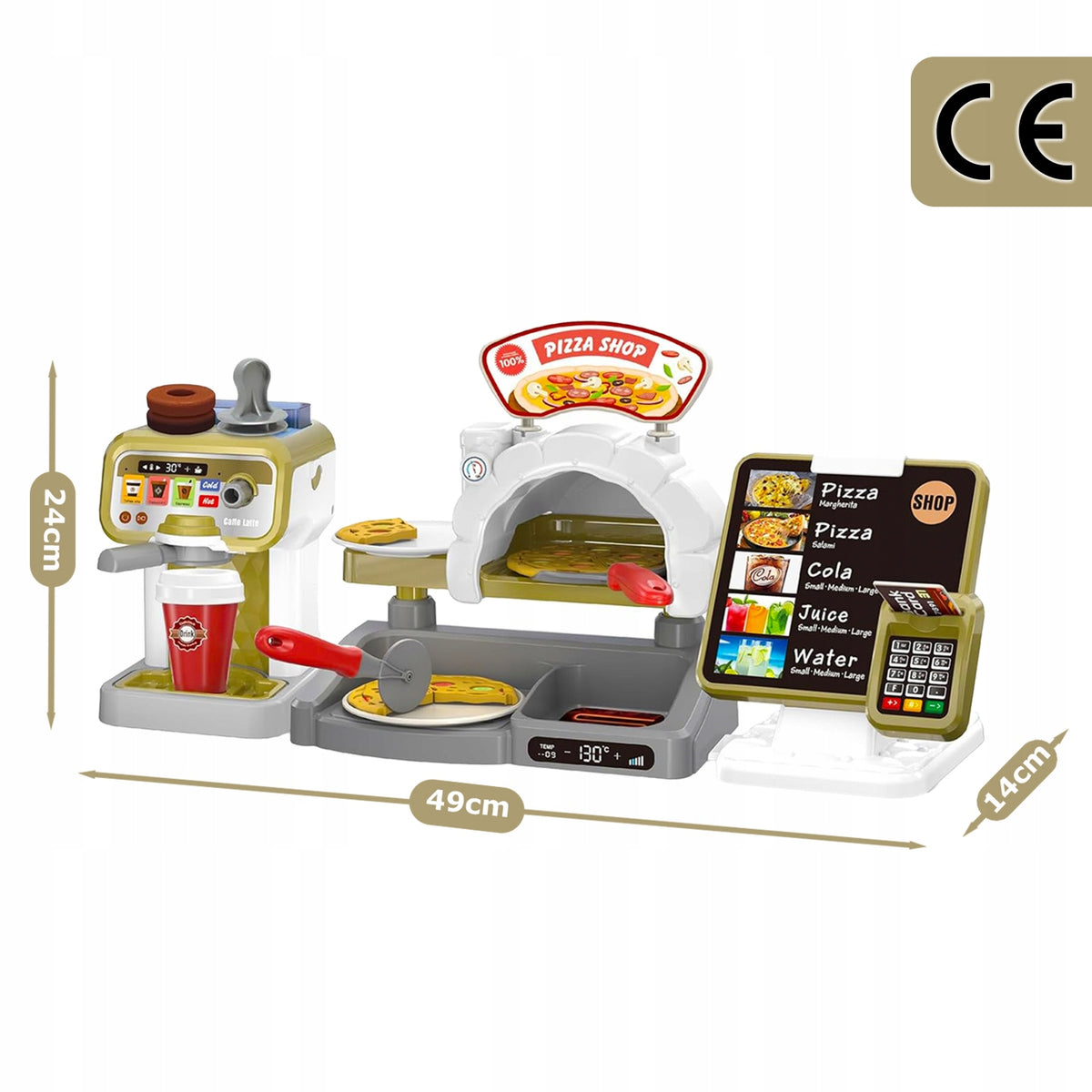 CASH REGISTER FOR CHILDREN WITH SOUND PIZZA OVEN EXPRESS LARGE SET 27EL Manufacturer code Z3145