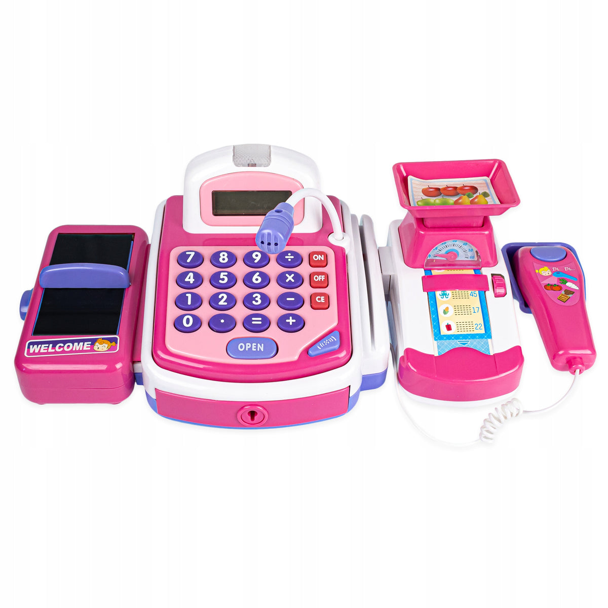 CASH REGISTER SHOP FOR CHILDREN INTERACTIVE ACCESSORIES BASKET WEIGHT SHOP Packaging status original