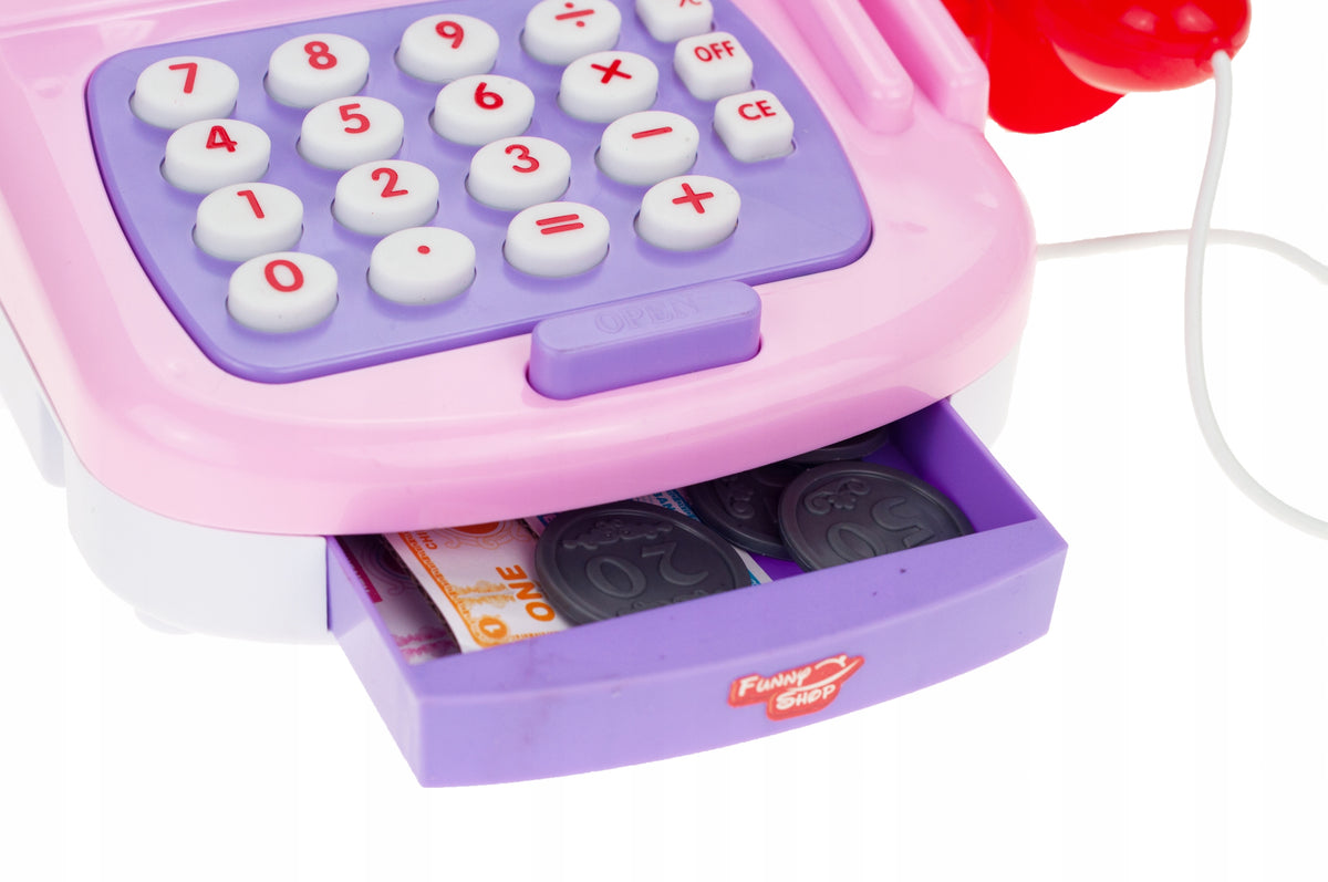 CASH REGISTER WITH SCANNER TOY SHOP FOR CHILDREN MONEY Manufacturer code 5906186719352