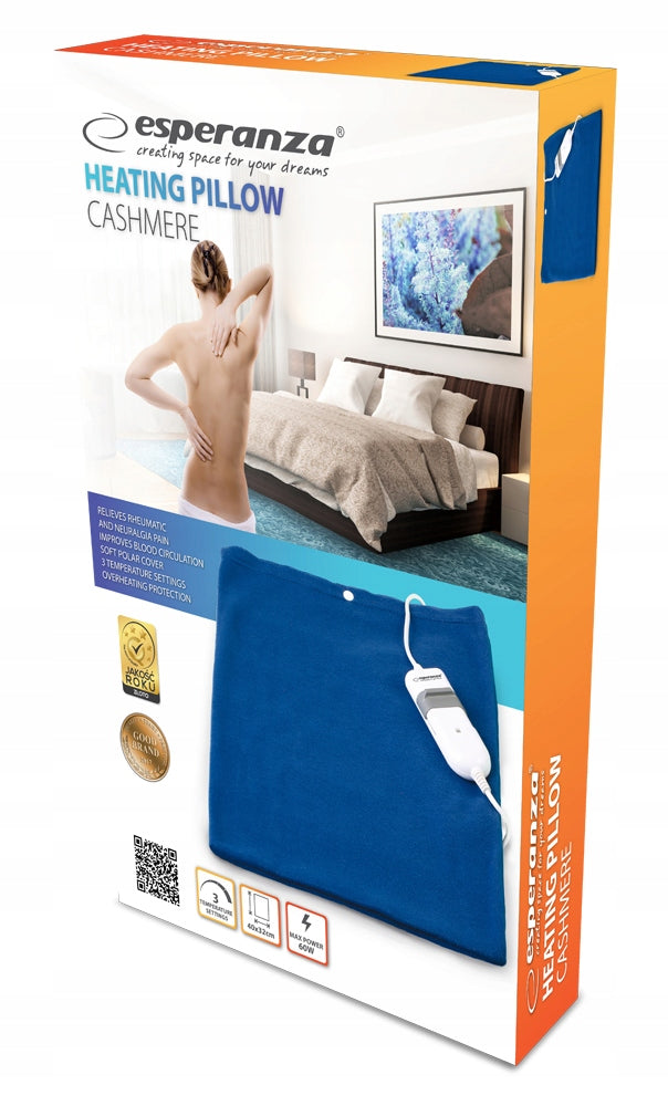 CASHMERE ELECTRIC CUSHION WARMING HEATER TEMPERATURE CONTROL Manufacturer code EHB004