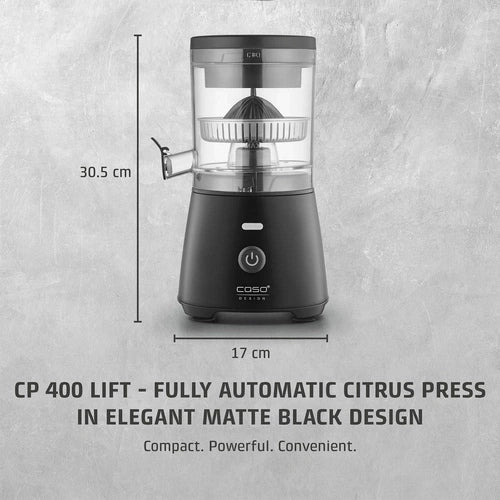 CASO CP 400 Lift Automatic Citrus Juicer 300W Stainless Steel INOX Power rating 300 W