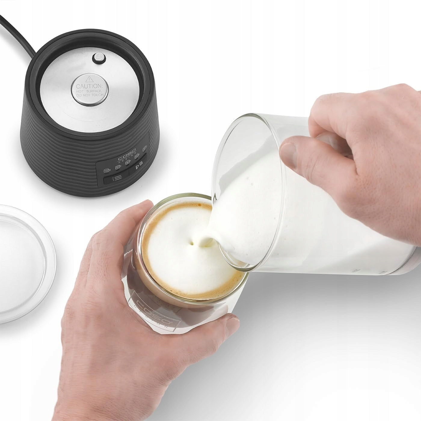 CASO CappuLatte milk frother, 600W Brand Caso