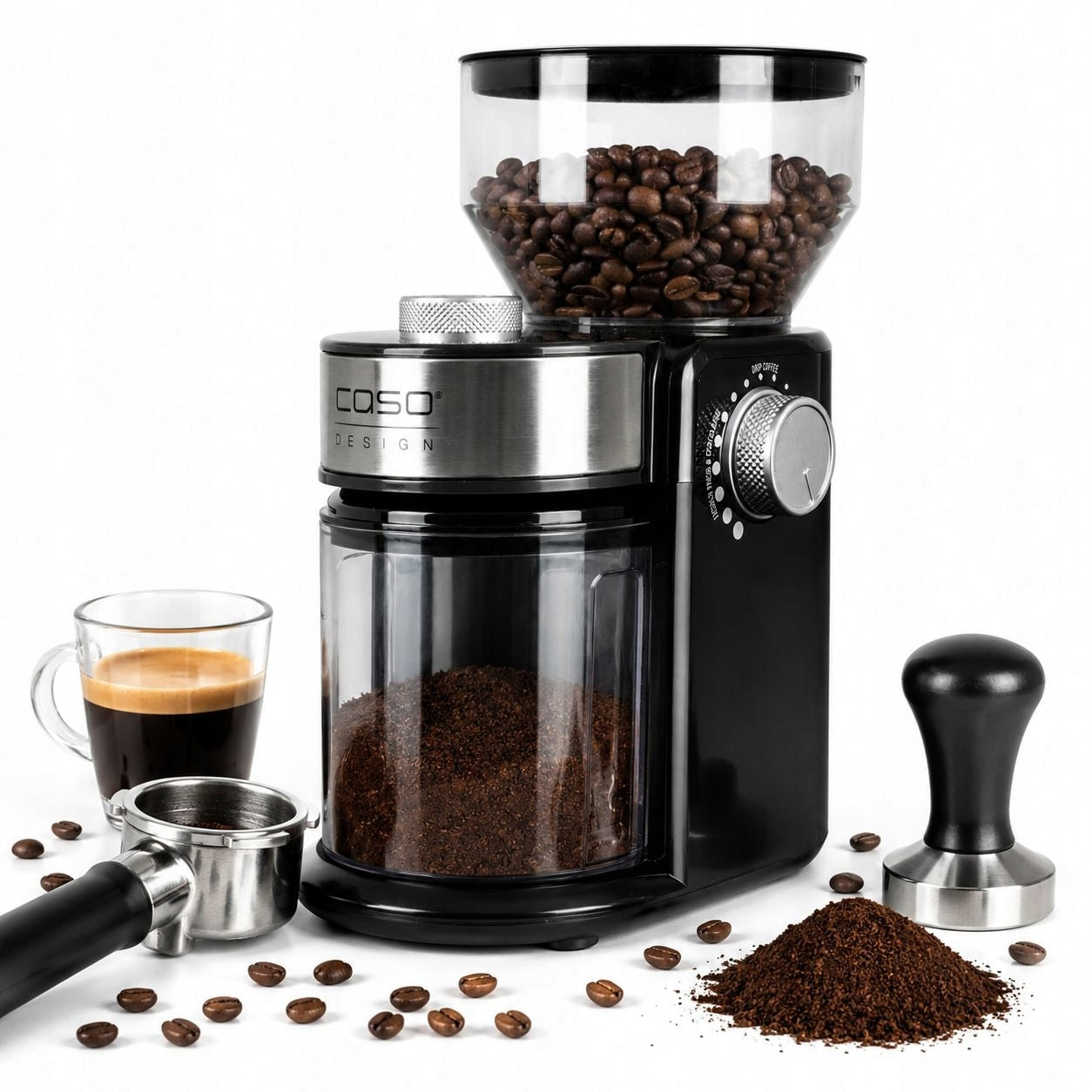 CASO DESIGN BARISTA CREMA Electric Incandescent Coffee Grinder