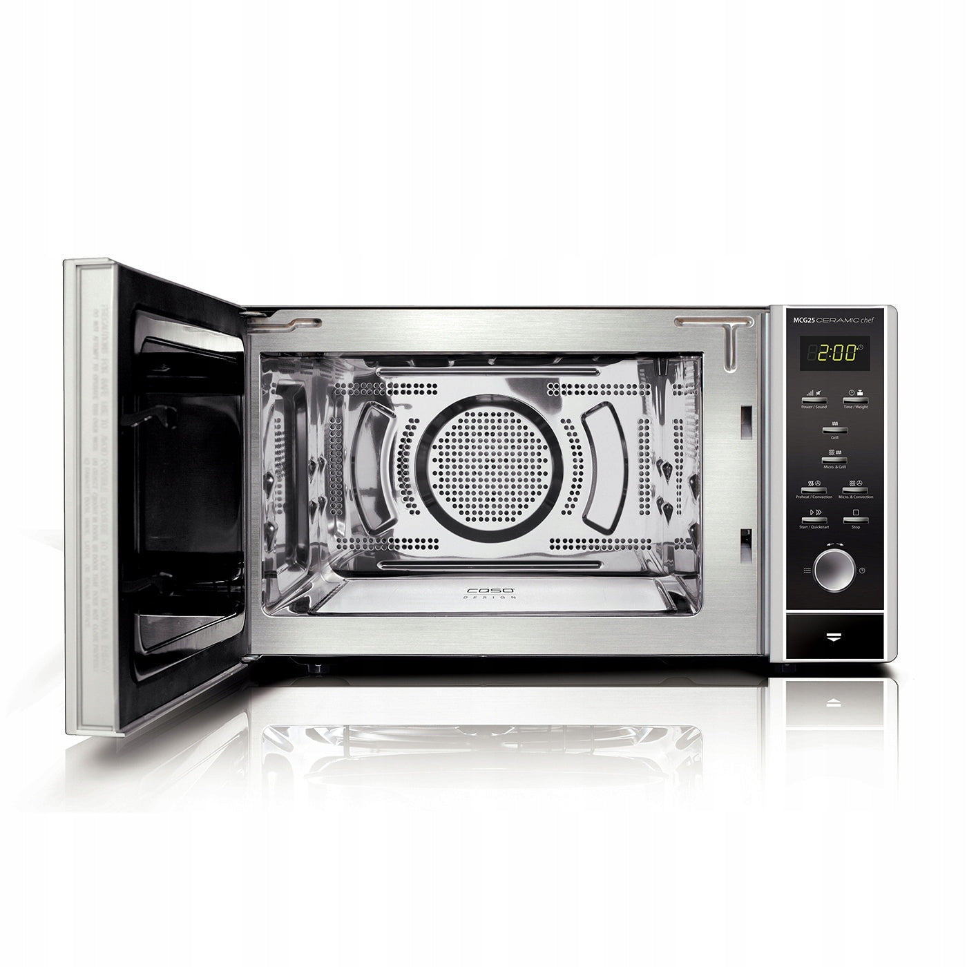 CASO MCG 25 Freestanding Microwave Oven 3in1 900W 25l 403C519 Packaging status original
