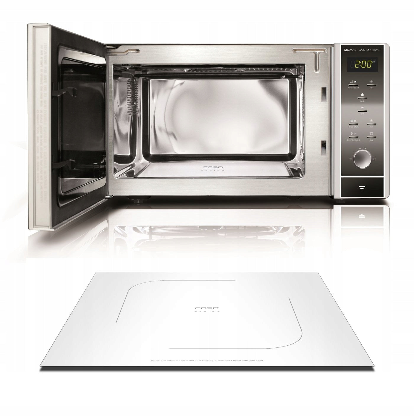 CASO MG 25 CERAMIC Freestanding Microwave Oven 2in1 900W 25l 403C311 Manufacturer code 3331