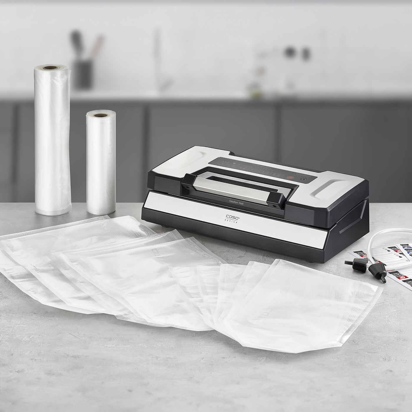 CASO VRH790 Advanced Vacuum Welding Machine For Food And Liquid Packaging Dominant color silver/gray