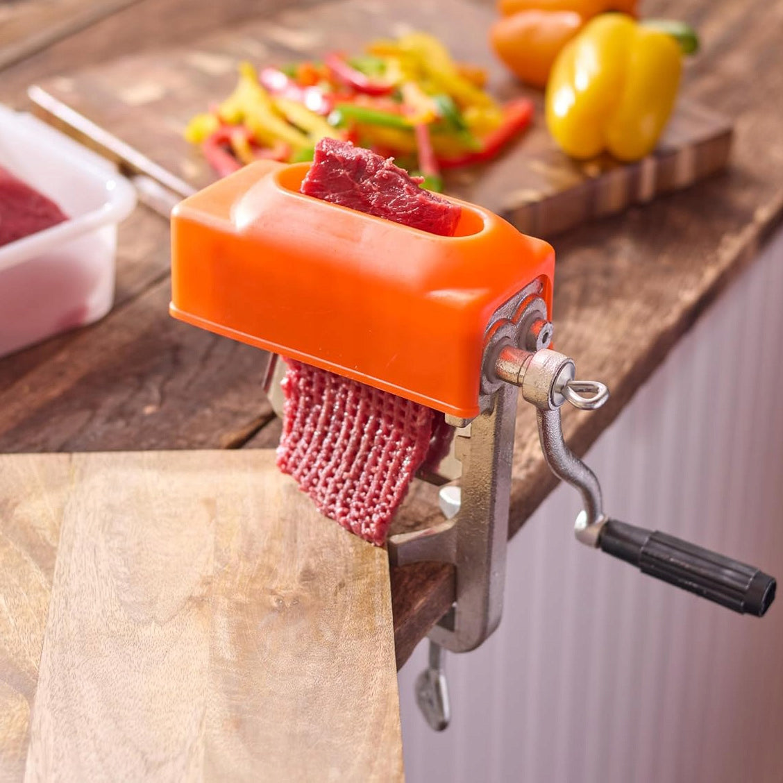 CAST IRON CUTTER MANUAL MEAT GRINDER CUTTER STEAK BREAKER Brand FOCUS
