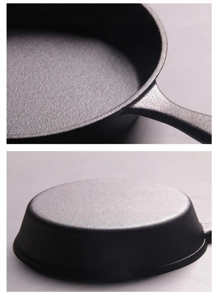 CAST IRON PAN DEEP SET OF 3 PIECES INDUCTION GAS FIREPLACE GRILL SET Manufacturer code PATELNIA ZESTAW 3 SZTUKI-42308