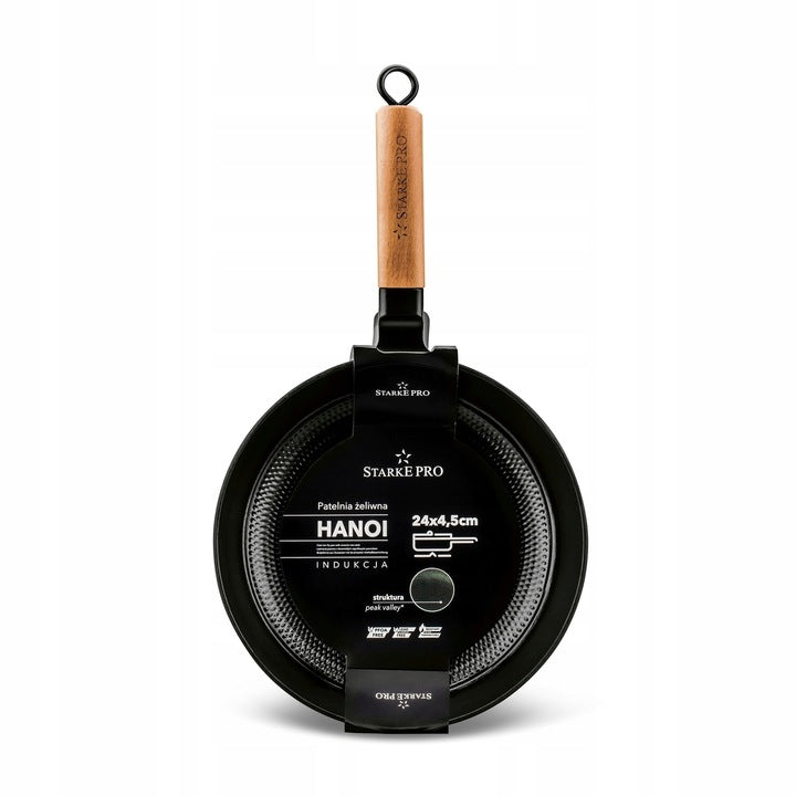 CAST IRON PAN Enameled Induction Heavy SOLID Starke Pro Hanoi 24 cm Brand Starke Pro