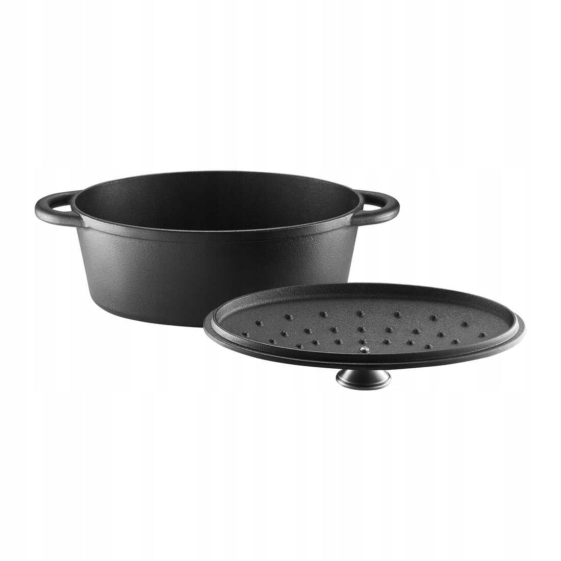 CAST IRON PAN WITH LID IRON AMBITION 3,7 L Capacity 3.7 l