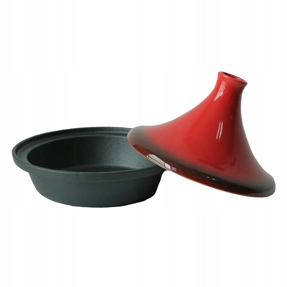 CAST IRON POT TAJINE Ø30cm TAGINE INDUCTION CERAMICS GRILLI MOROCCO Packaging status original