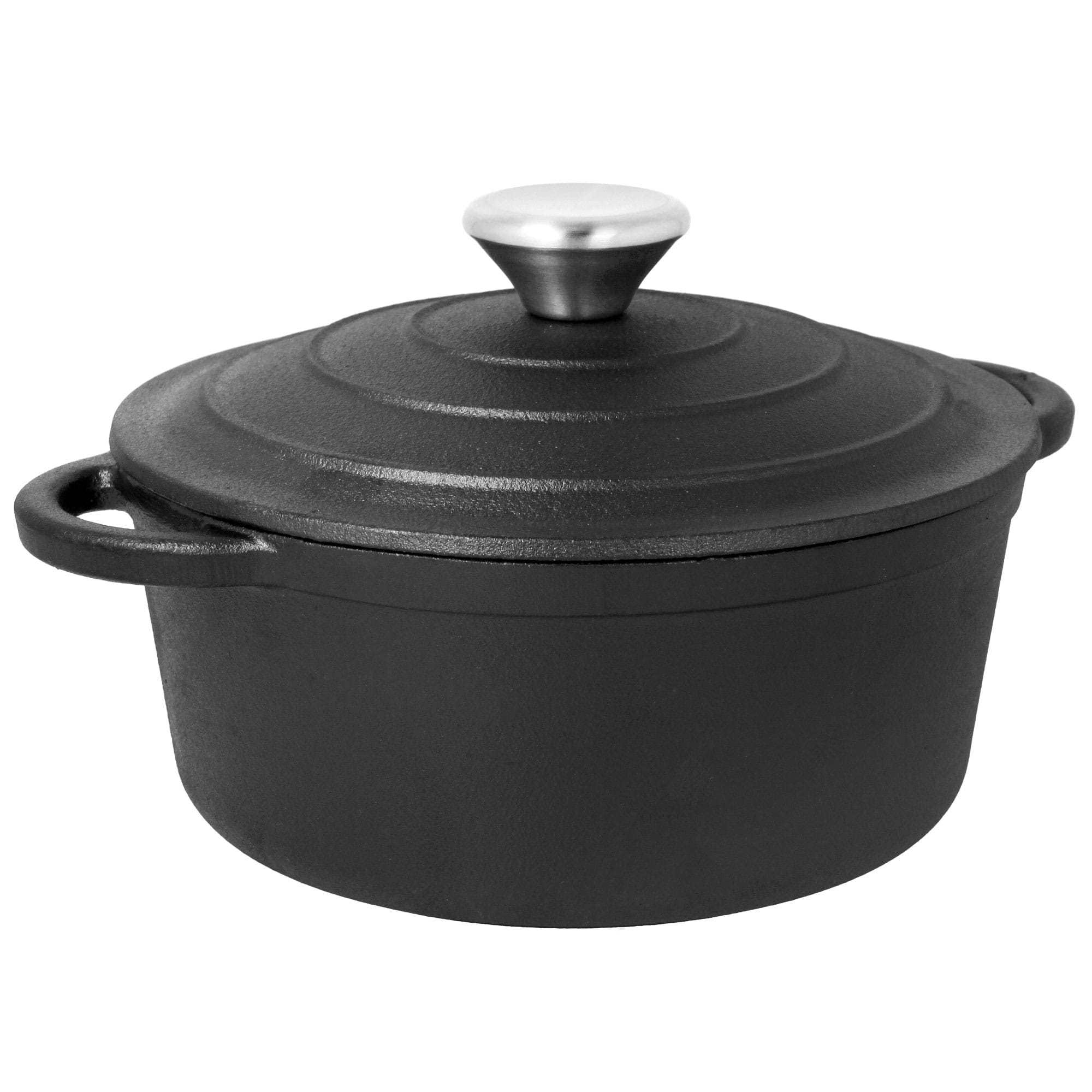 CAST IRON POT TRADITIONAL HEAVY STRONG 1,9 L 20cm Brand Brunbeste