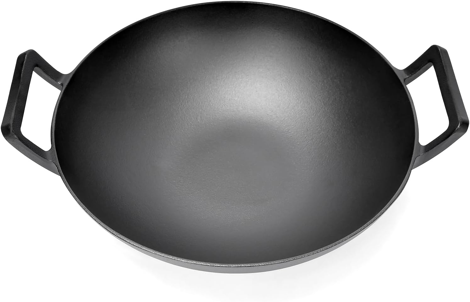 CAST IRON WOK Ø 36 CM FOR GAS GRILL FIRE INDUCTION