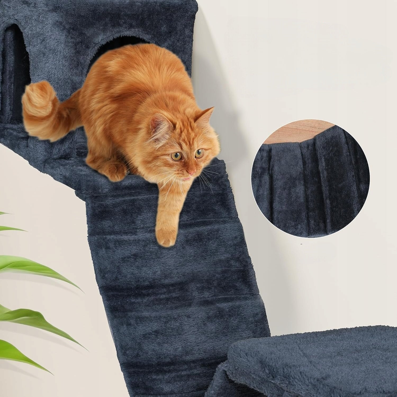 CAT CLIMBING WALL SET 8-PIECE YITAHOME SCRATCHING POST HOUSE BRIDGE Kind tall scratching post bed scratching tower