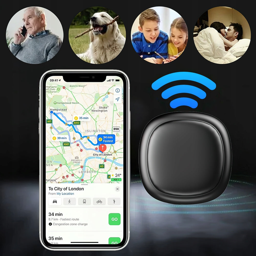 CAT DOG BACKPACK KEY LOCATOR KEYCHAIN ANDROID TAG IOS UNIVERSAL Model mini lokalizator