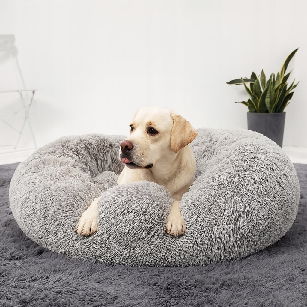 CAT DOG BED HAIRY SOFT BED WATERPROOF PILLOW Manufacturer code LEGOWISKO WŁOCHATE OKRĄGŁE MIĘKKIE DLA PSA
