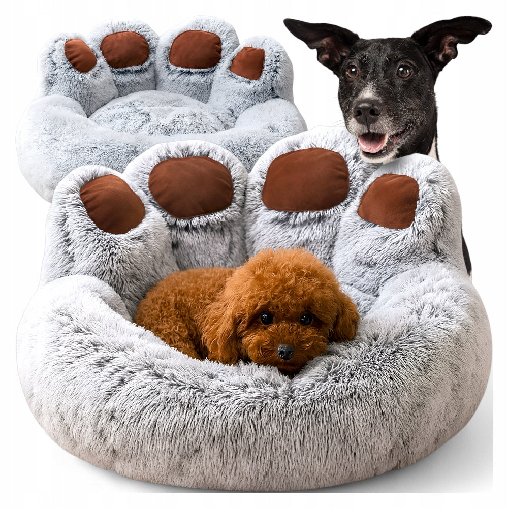 CAT DOG BED MAT PLAYPEN BEDDING SOFT PILLOW SHAGGY XXL 45 CM