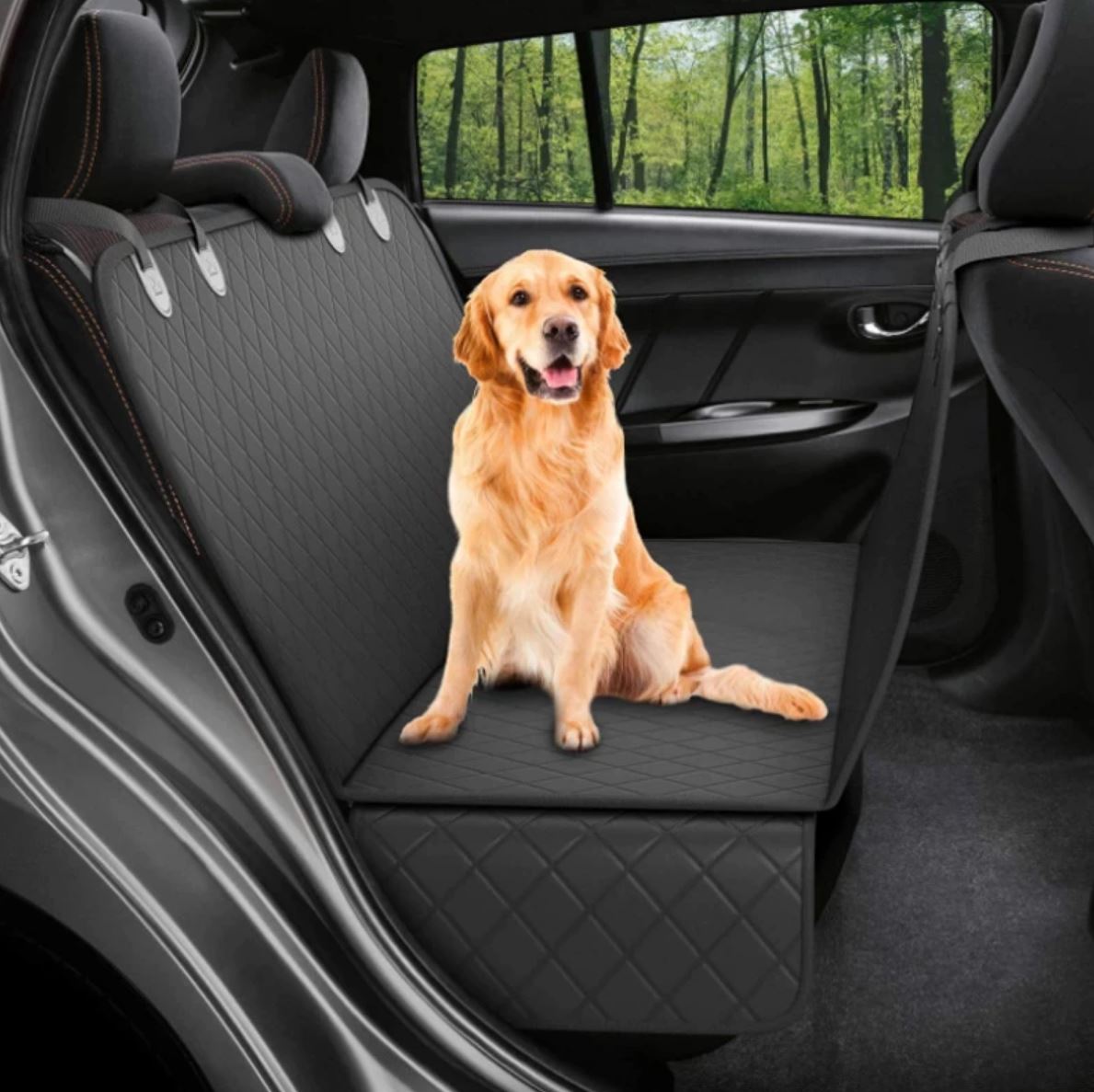 CAT DOG CAR MAT SEAT COVER REAR STRAPS + BUCKLES Manufacturer code DM001-1