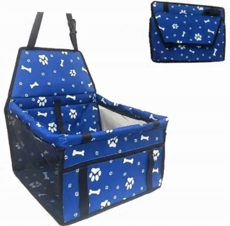 CAT DOG CAR SEAT TRANSPORTER SEAT BAG BLUE