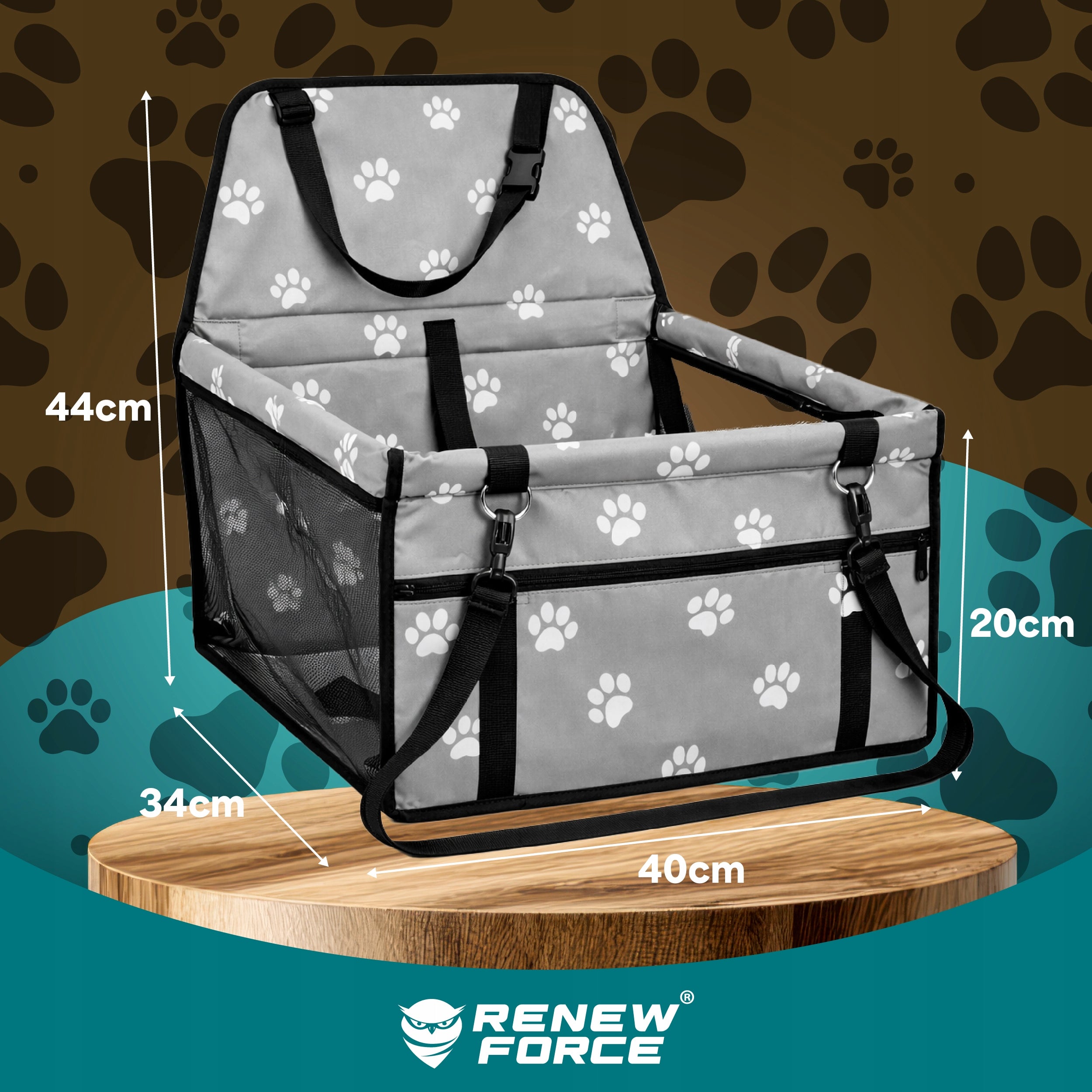 CAT DOG CAR SEAT TRANSPORTER WATERPROOF MAT Packaging status original