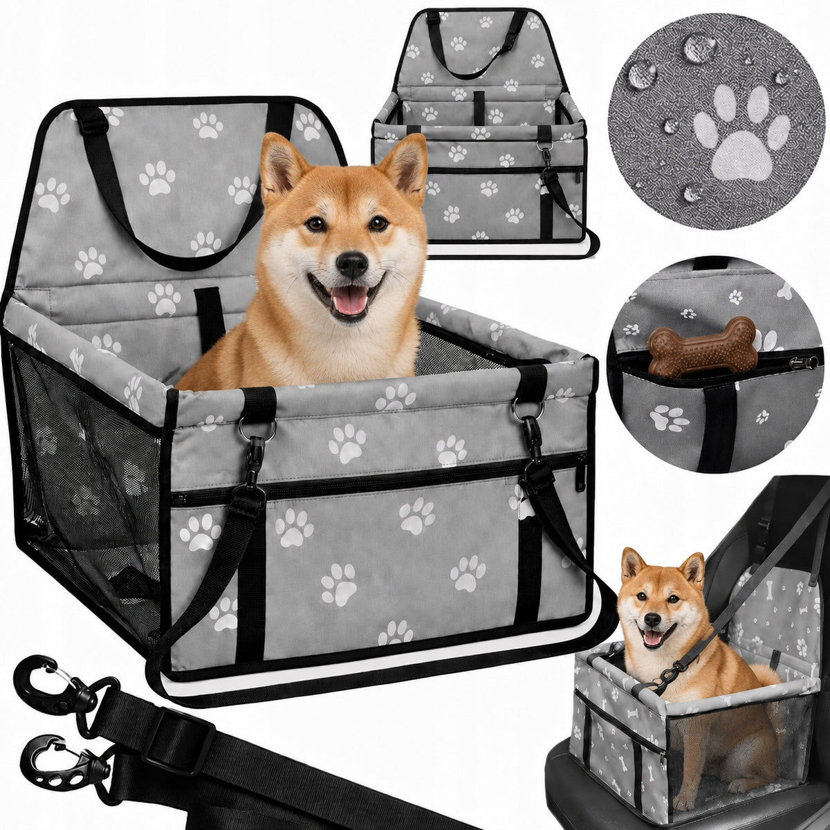 CAT DOG CAR SEAT TRANSPORTER WATERPROOF MAT