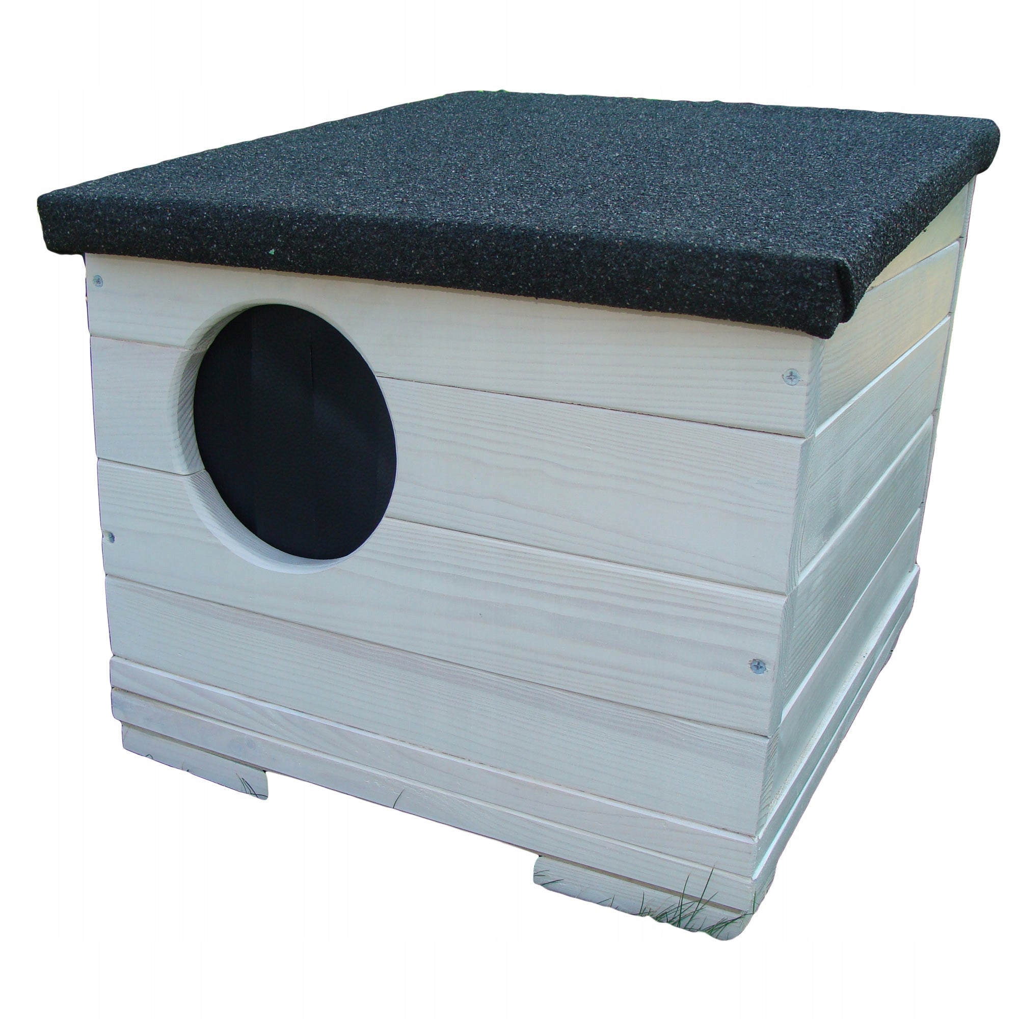 CAT DOG KENNEL S2-WHITE INSULATED WHOLE TWISTED PAINTED THICK PAPA