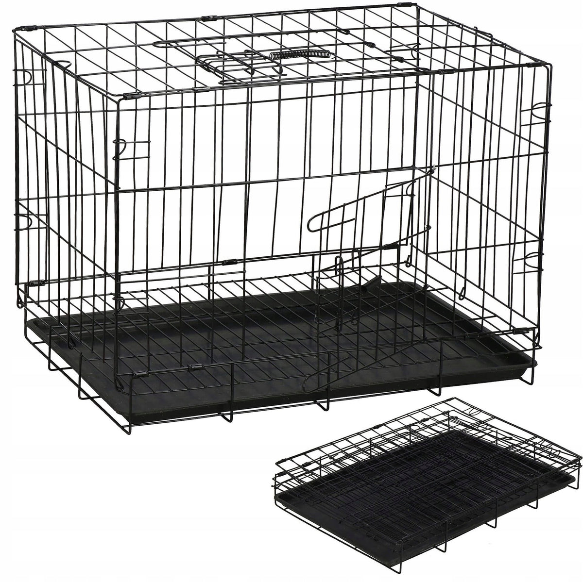 CAT DOG PLAYPEN CAGE STRONG METAL CATWALK FOLDING 50x42x34m Manufacturer code PA1018