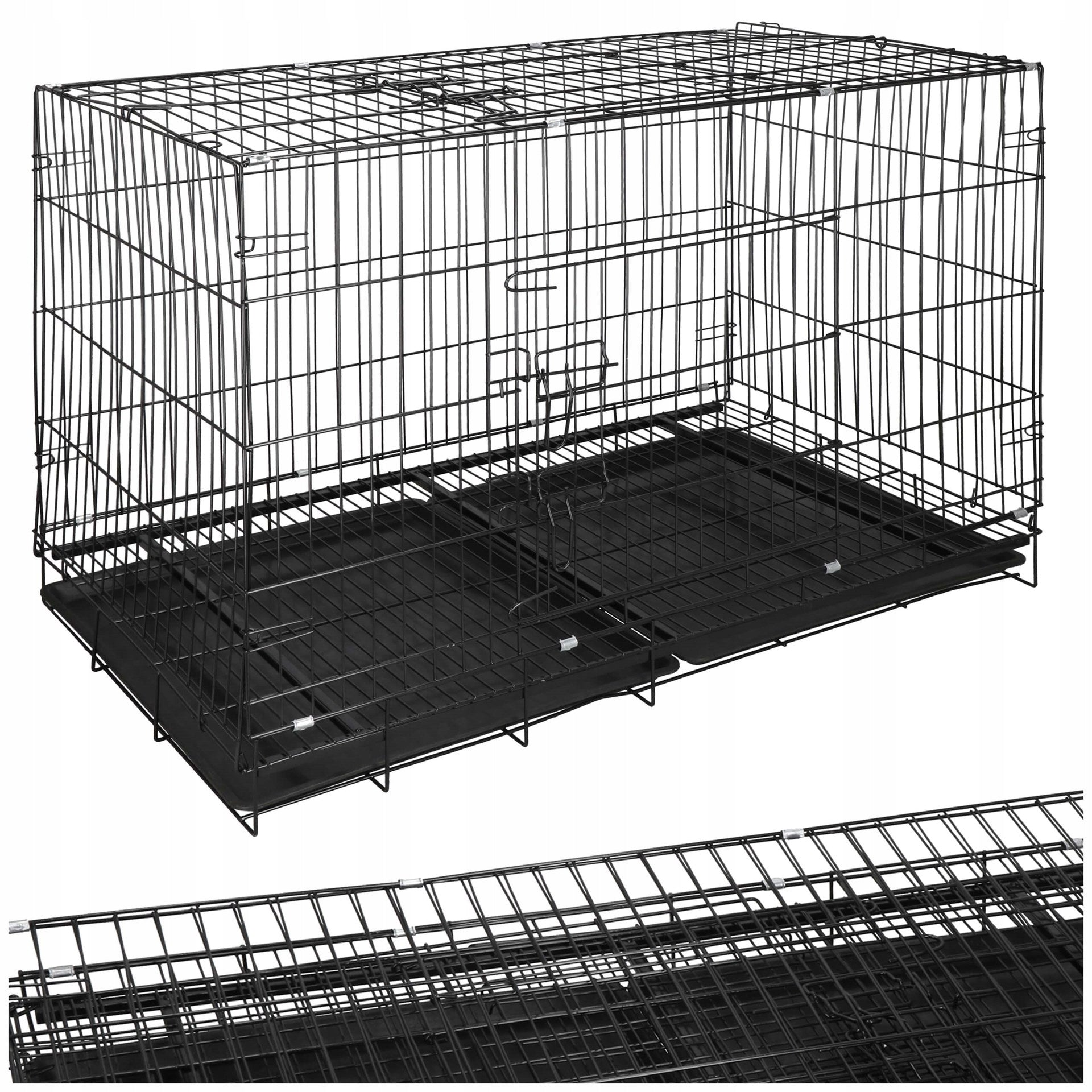 CAT DOG PLAYPEN CAGE STRONG METAL CATWALK LARGE 100x70x60cm Packaging status original