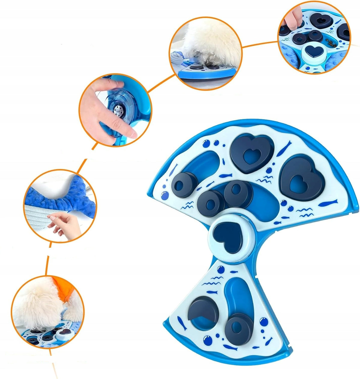 CAT DOG TOY olfactory mat for slowing down food interactive Brand no brand