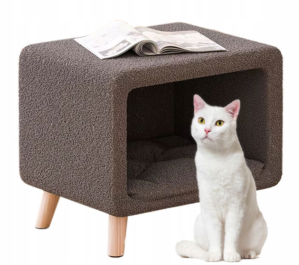 CAT HOUSE CAT DOG COMFORTABLE BED BOOTH SOFT PLUSH BEDDING Brand no brand