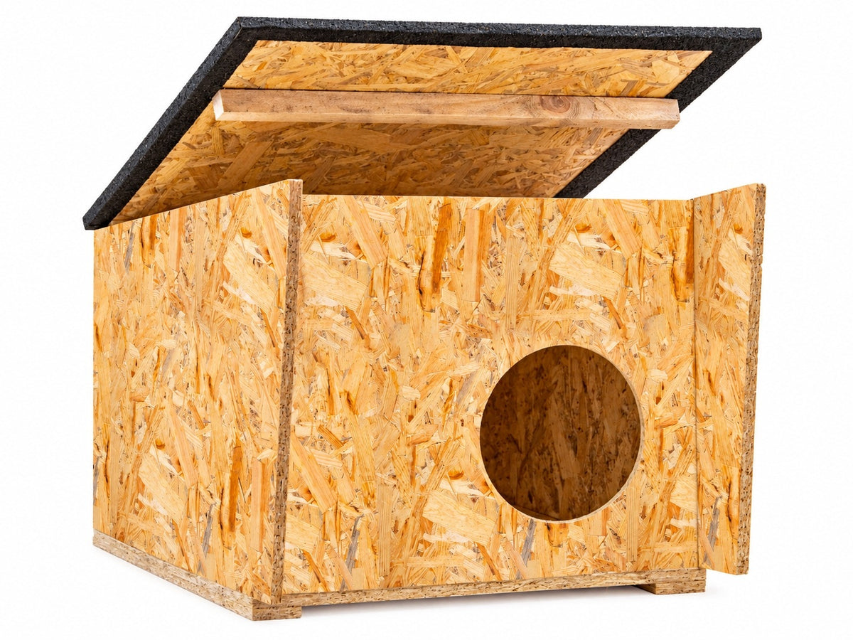 CAT HOUSE DOG BOOTH FULLY FOLDED BED KENNEL FOR WINTER Packaging status original