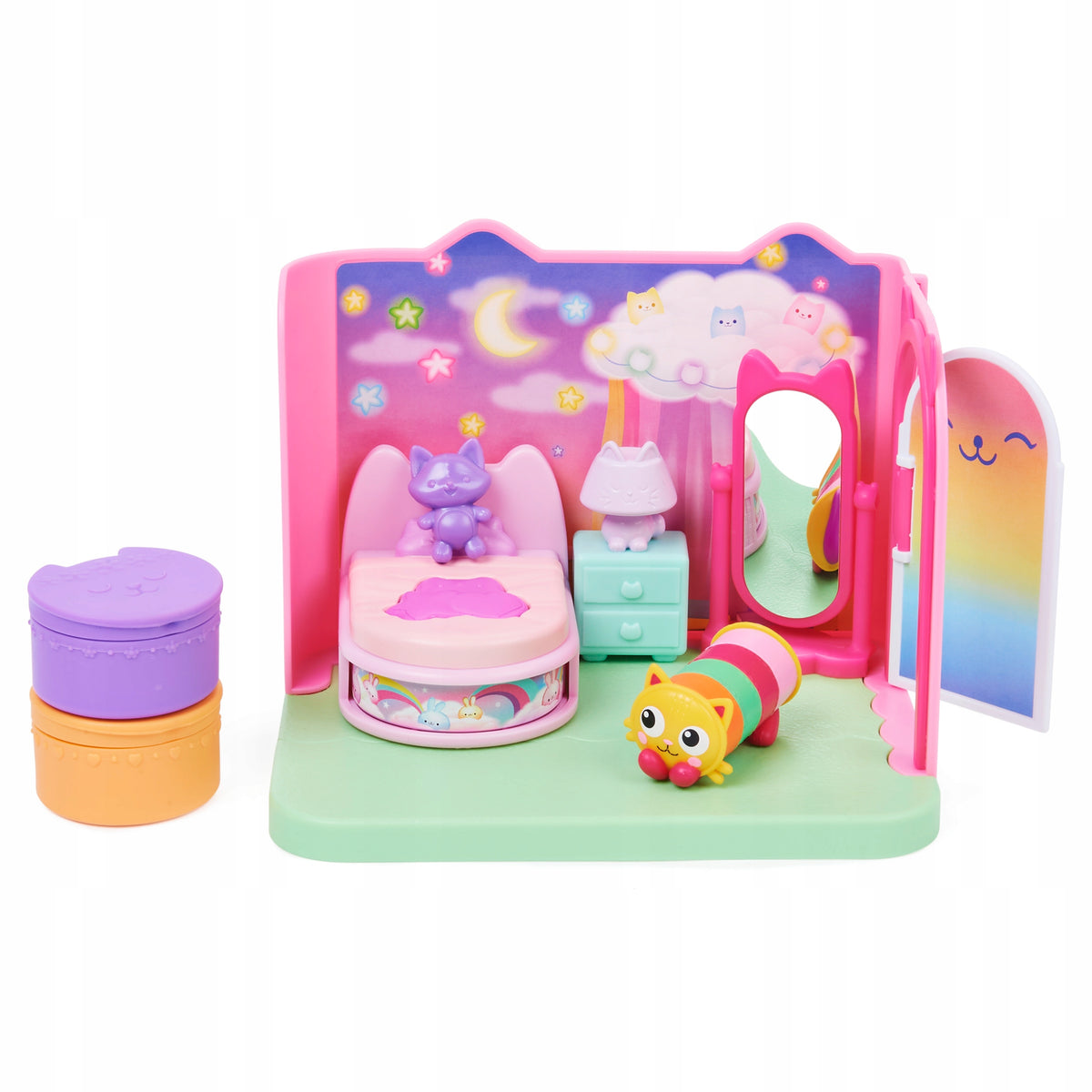 CAT HOUSE GABI BEDROOM WITH FIGURINE SOFT BED CABINET + ACCESSION. Manufacturer code 6062037