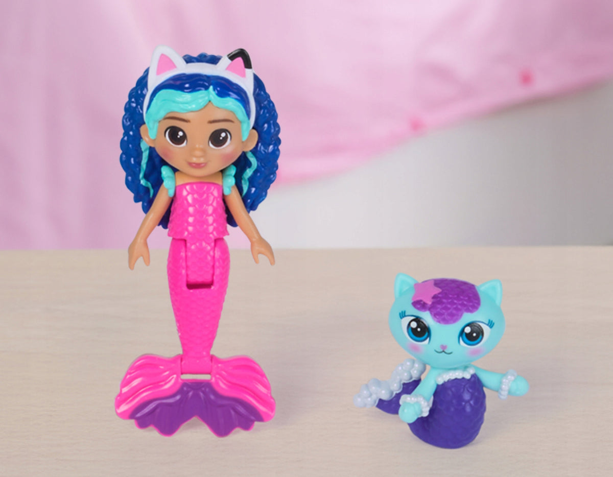 CAT HOUSE GABI FILM SET COLORFUL AQUARIUM FIGURINES GABI MERMAID +AKC. Manufacturer code 6074401 20154298