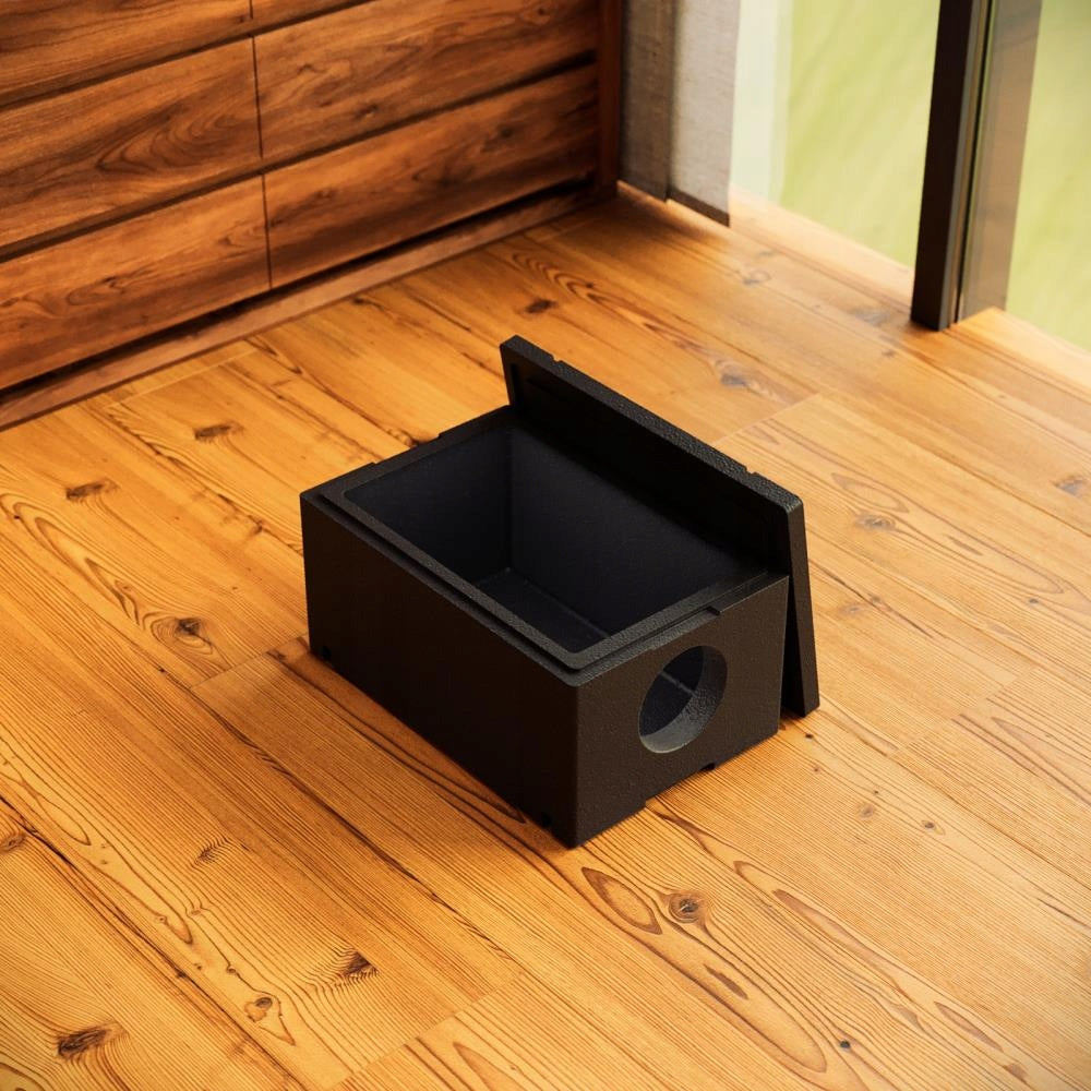 CAT HOUSE STYROFOAM KENNEL 60X40 BLACK Length 60 cm