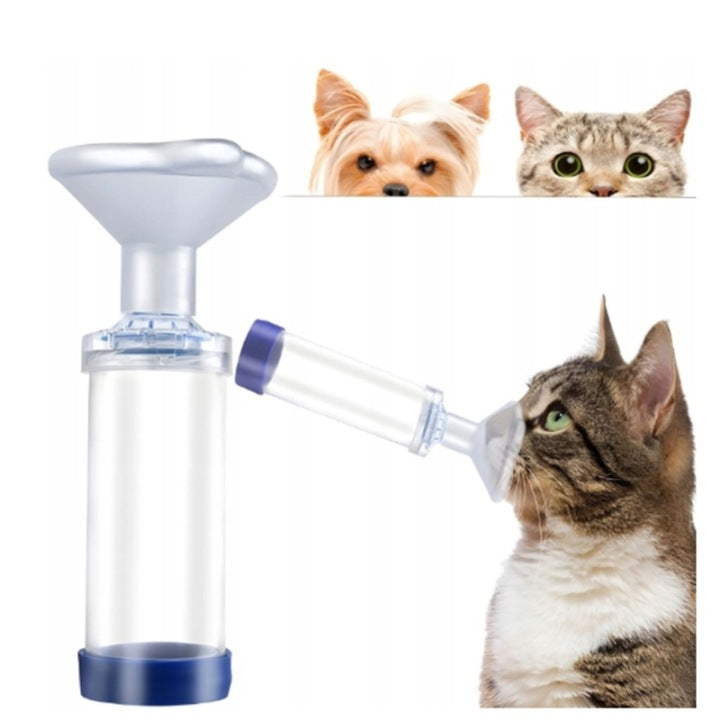 CAT INHALER SPACER FOR ADMINISTERING MEDICINE TO YOUR PET