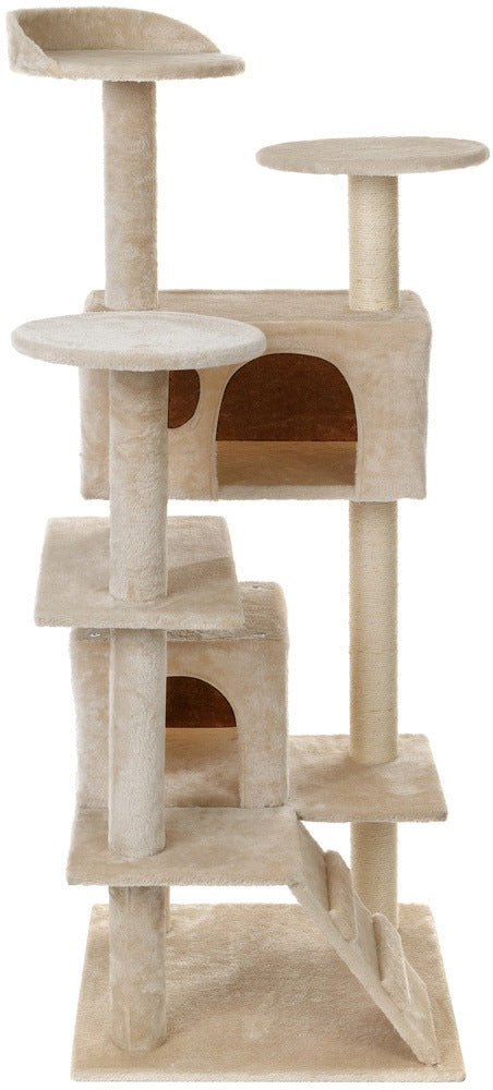 CAT SCRATCHER 131 cm BED HOUSE POST SCRATCHING TOWER HIGH Packaging status original